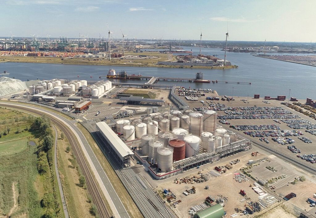 Aerial view ITC Terminal Atnwerp ©ITC